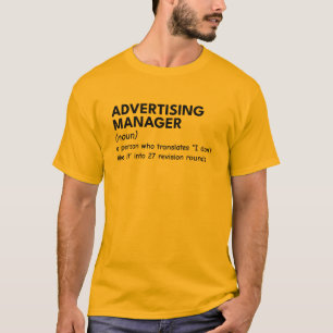 Marketing Manager Sarcastic T-Shirt
