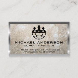 Marketing Sales Consulting Corporate Logo Business Card