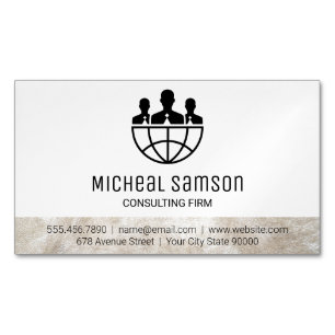 Marketing Sales Consulting Magnetic Business Card