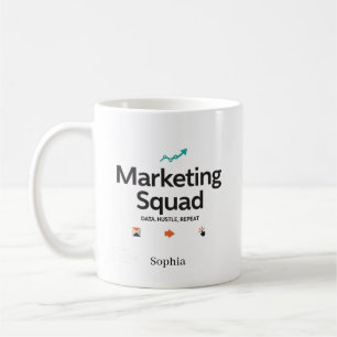 Marketing Squad Personalized Name Coffee Mug
