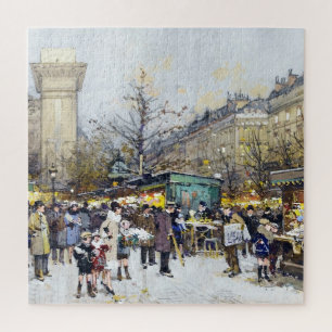 Markets in Porte Saint-Denis, Paris Jigsaw Puzzle