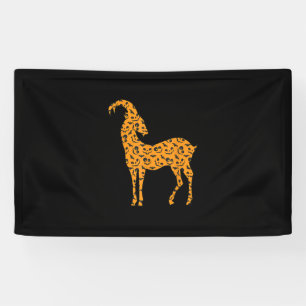 Markhor Easy Halloween Outfit Goat Kid Costume Banner