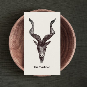 Markhor Goat Business Card