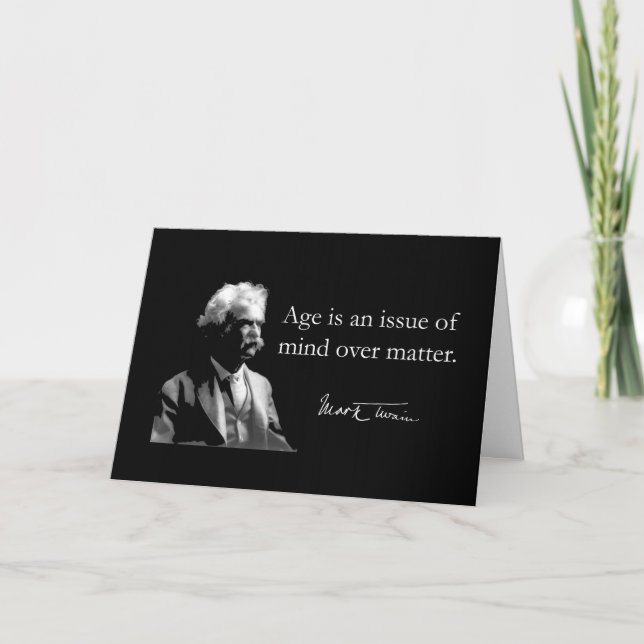 MarkTwain Birthday Card (Front)
