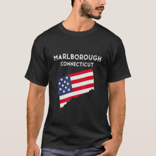 Marlborough Connecticut USA State America Travel C T-Shirt