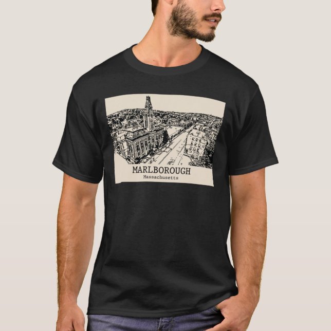 Marlborough Massachusetts 1 T-Shirt (Front)