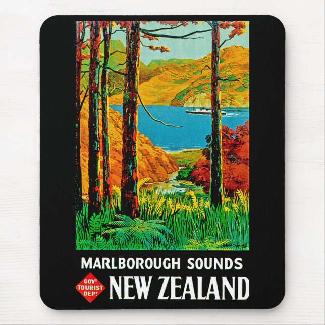 Marlborough Sounds Mouse Pad (Front)