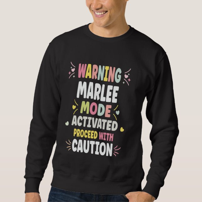 MARLEE Personalised Women's Gift Custom MARLEE Sweatshirt (Front)