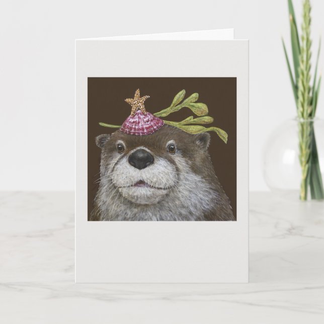 Marley the otter card (Front)