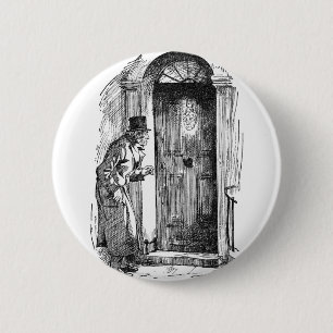 Marley's Face 6 Cm Round Badge