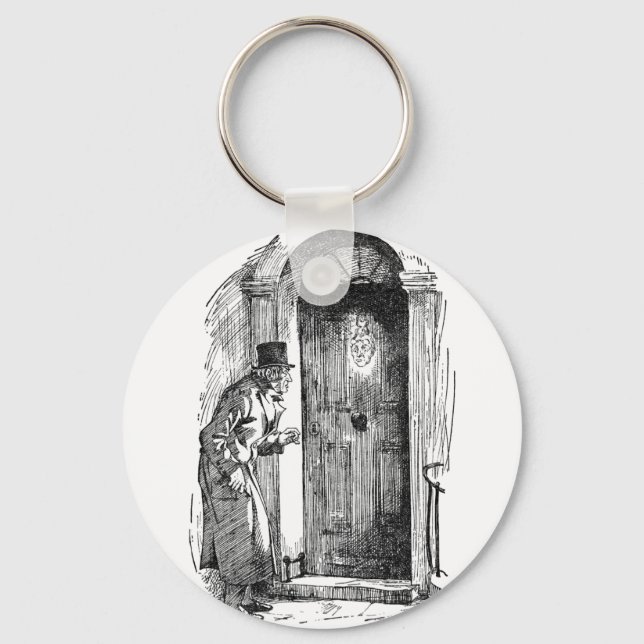 Marley's Face Key Ring (Front)