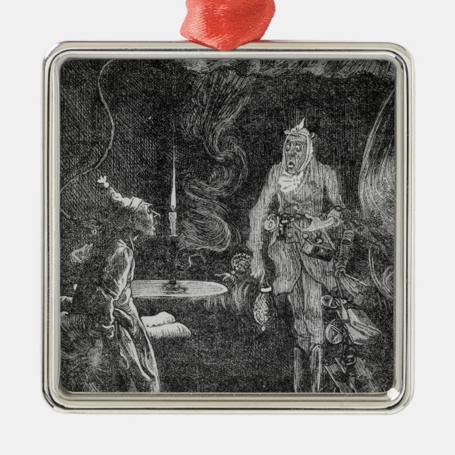 Marley's Ghost Metal Tree Decoration (Front)