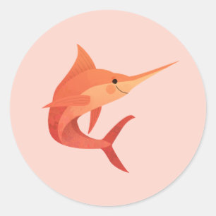 Marlin Classic Round Sticker