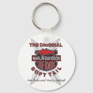 Marlin Davidsons Surf Boards Key Ring