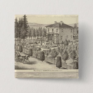 Marlin, Finigan residences, farms 15 Cm Square Badge