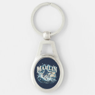 MARLIN Fishing Ocean Adventure Key Ring