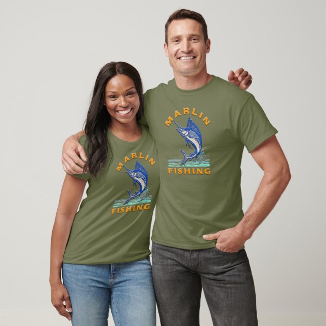 Marlin Fishing  T-Shirt (Unisex)