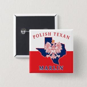 Marlin Polish Texan 15 Cm Square Badge