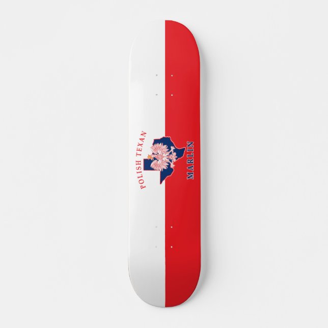 Marlin Polish Texan Skateboard (Front)