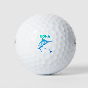 Marlin Sport Fishing Kona Hawaii Golf Balls