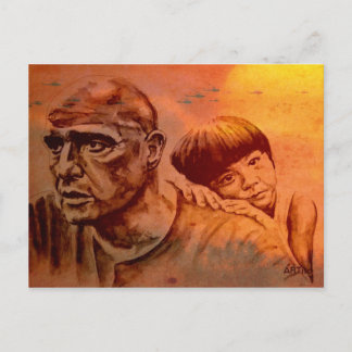 Marlon Brando Postcard
