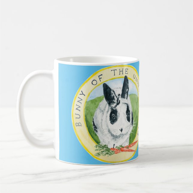 Marlon Bundo Easter mug blue (Left)