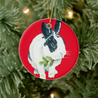 Marlon Christmas ornament holly