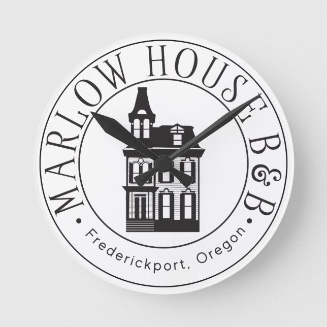 Marlow House Wall Clock (Front)