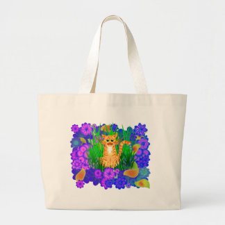 MARMALADE CAT DESIGN TOTE BAG