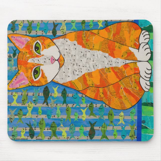 Marmalade Cat Mouse Pad (Front)