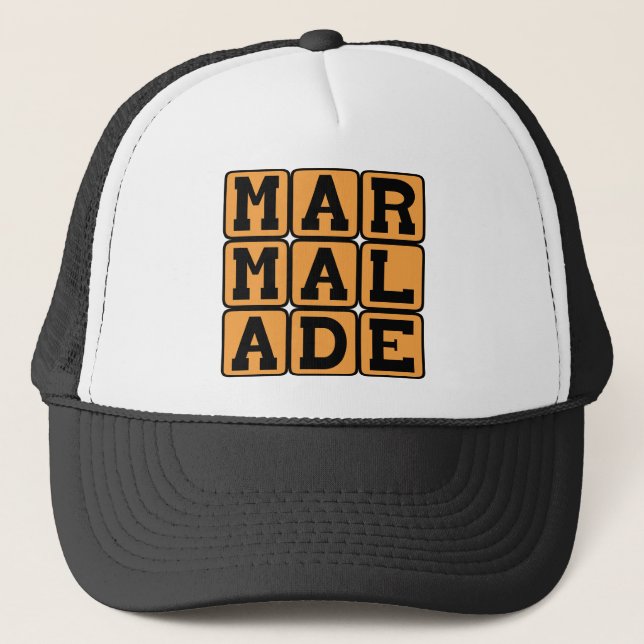 Marmalade, Fruit Preserve Trucker Hat (Front)