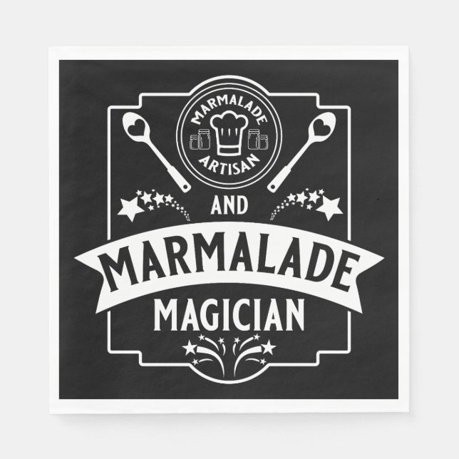 Marmalade Jam  Napkin (Front)