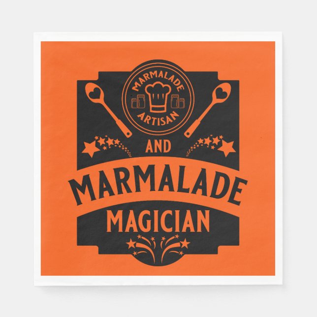 Marmalade Jam  Napkin (Front)