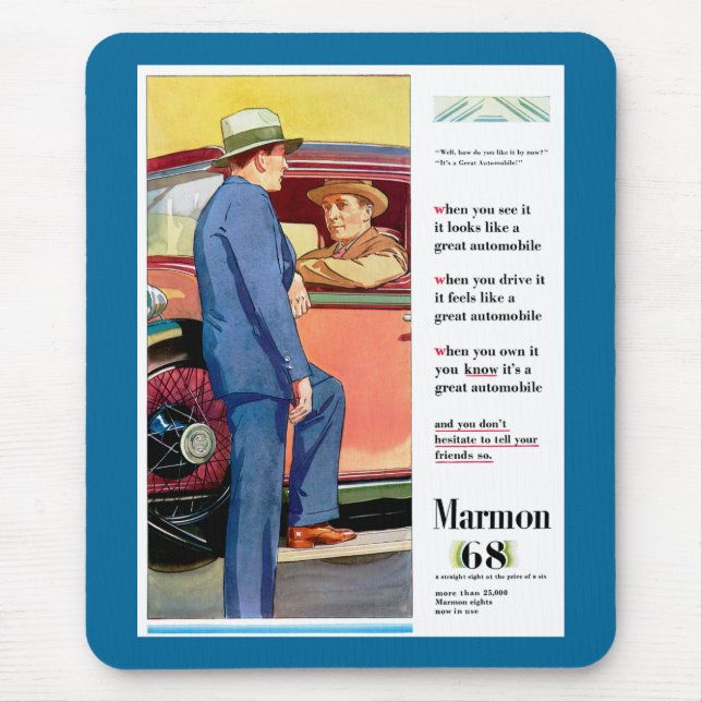 Marmon 68 mouse pad (Front)
