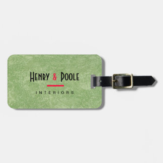Marmorino Plaster Interior Designer Luggage Tag