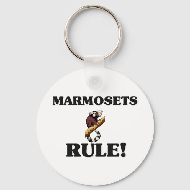 MARMOSETS Rule! Key Ring (Front)