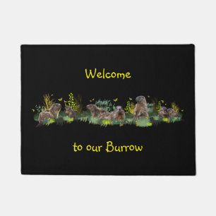 Marmot Meadow Door Mat with Custom Text option
