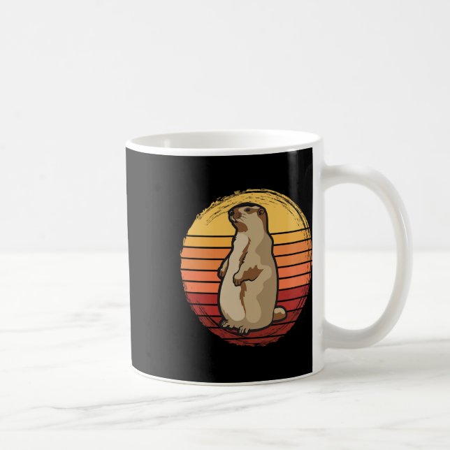 Marmot Sunset Design For Marmot Lovers  Coffee Mug (Right)