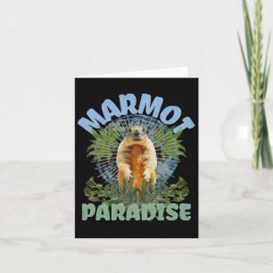 Marmots Cute - Animal Earth Day Marmots Lover Card