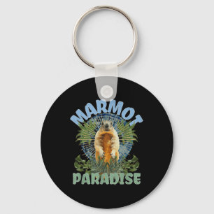 Marmots Cute - Animal Earth Day Marmots Lover  Key Ring
