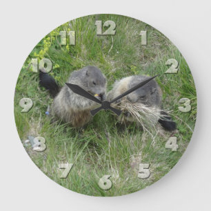 Marmots wall clock