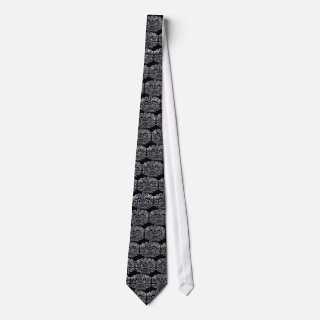 Maroi tattoo-silver tie (Front)