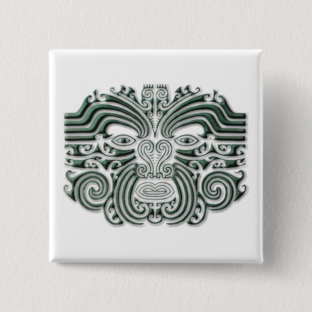 Maroi tattoo-stone 15 cm square badge (Front)