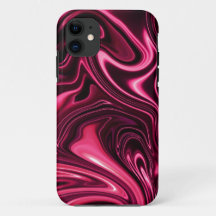Maron oil paint iPhone 11 Defender Case