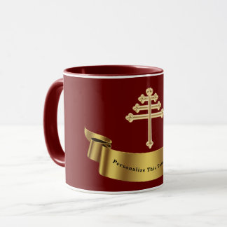 Maronite Church Cross Personalised Gift Mug