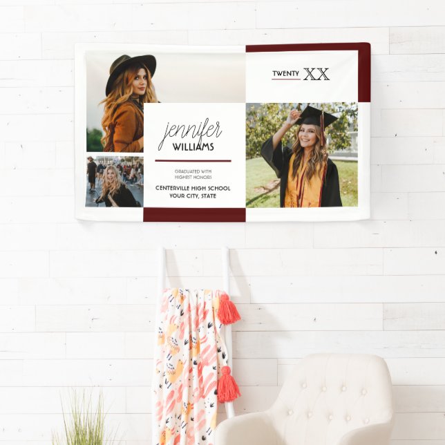 Maroon 3 Photo Graduation Banner (Insitu)