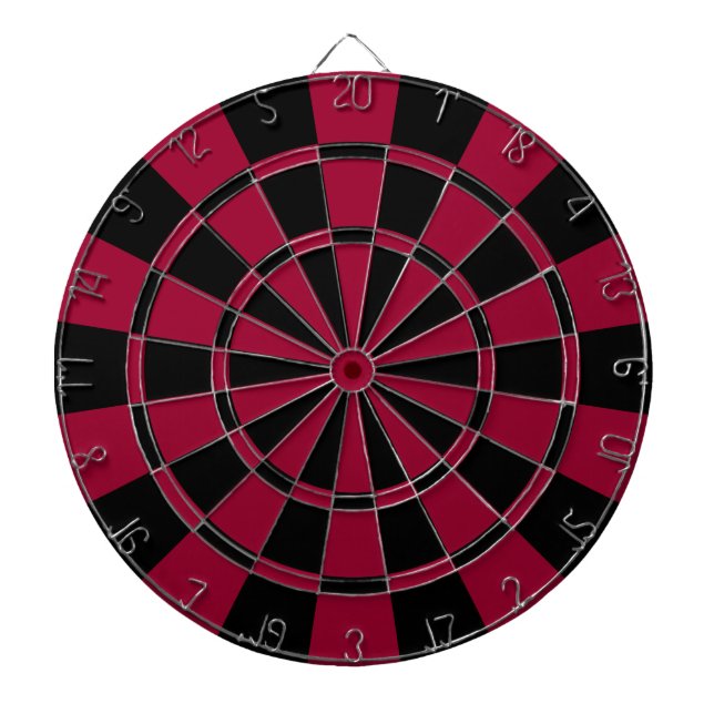 Maroon And Black Dartboard (Front)