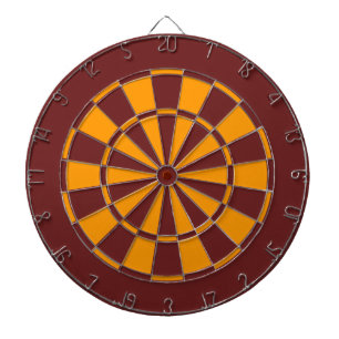 Maroon and Gold Dartboard