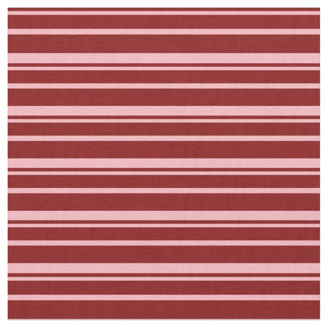 Maroon and Light Pink Pattern Fabric (Close Up)