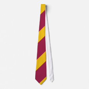 Maroon and Nu Gold Tie